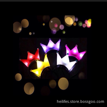 LED Light kids Toys Crown Headwear